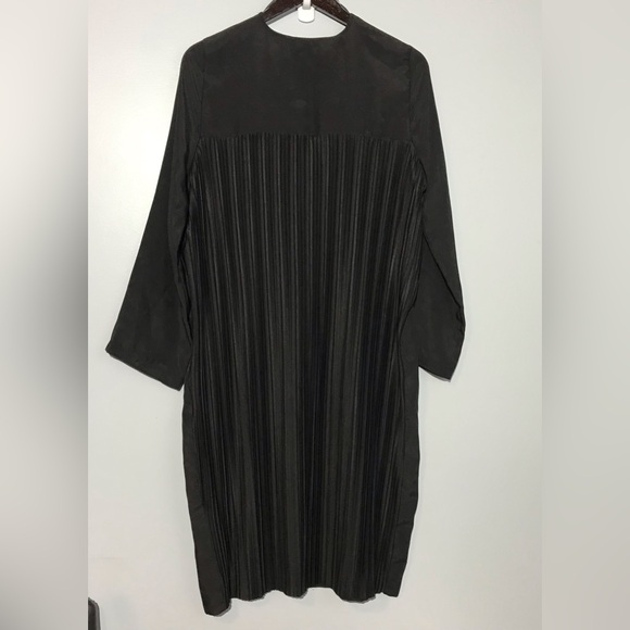 ZARA Black Pleated Back Tunic Dress - Picture 3 of 10